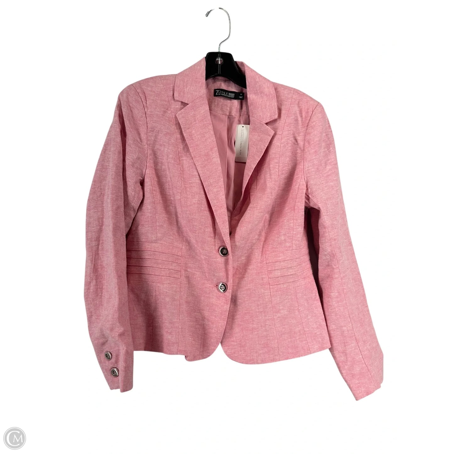 Blazer By Clothes Mentor In Pink, Size: 10