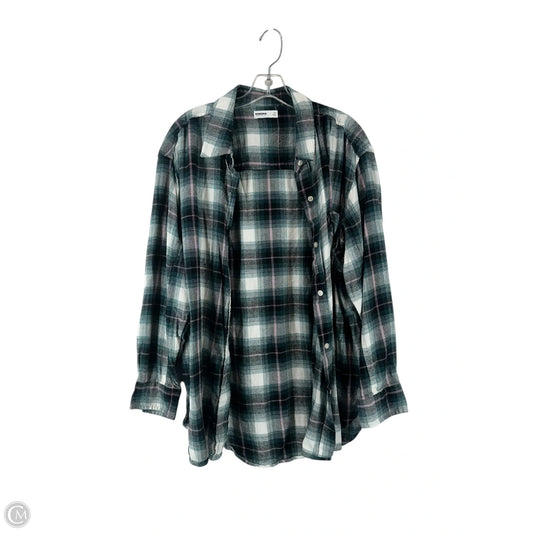 Top Long Sleeve By Sonoma In Green, Size: 1x