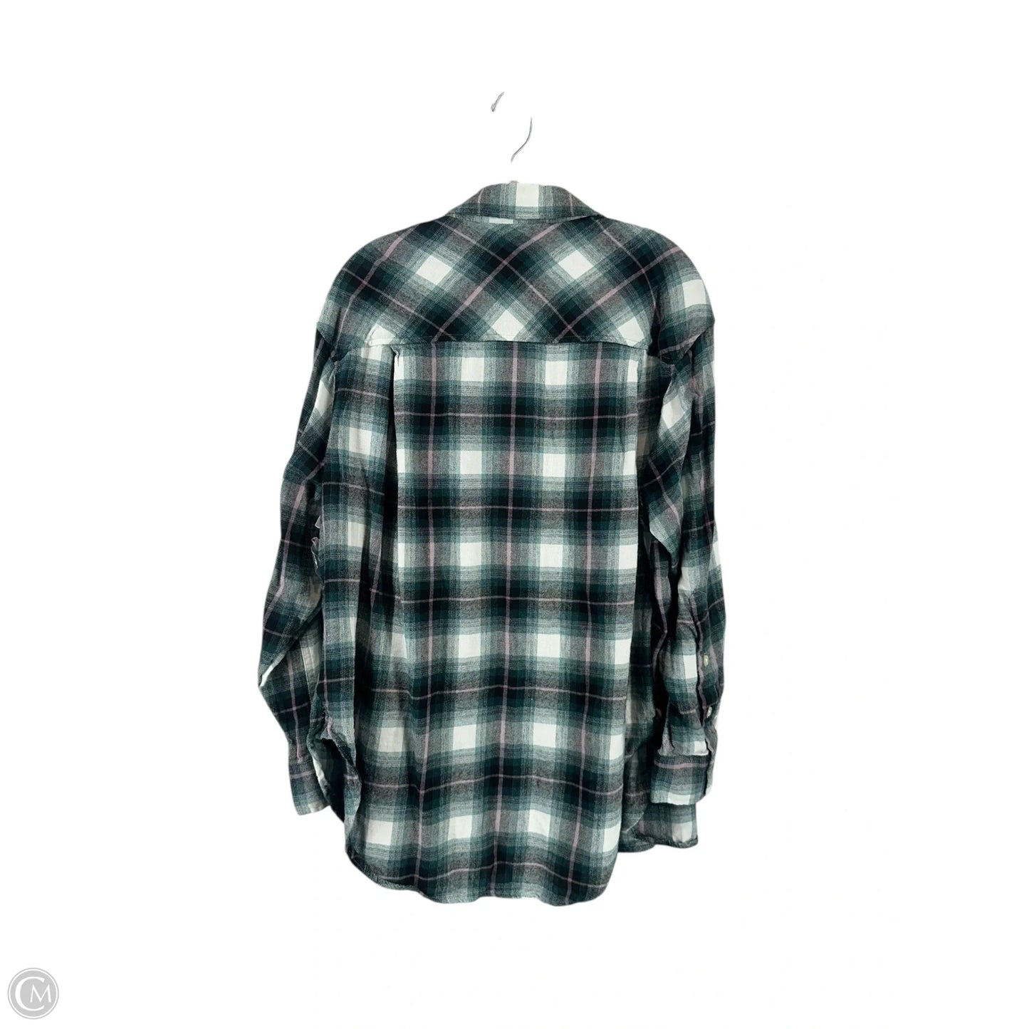 Top Long Sleeve By Sonoma In Green, Size: 1x