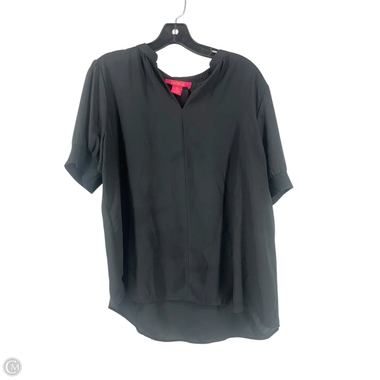 Top Short Sleeve Basic By Catherine Malandrino In Black, Size: L