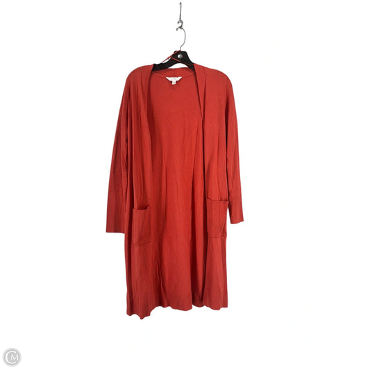 Cardigan By Time And Tru In Orange, Size: L