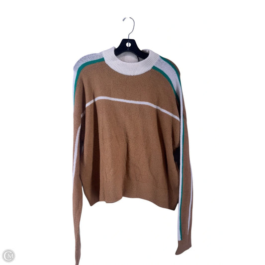 Sweatshirt Crewneck By Thml In Beige, Size: L
