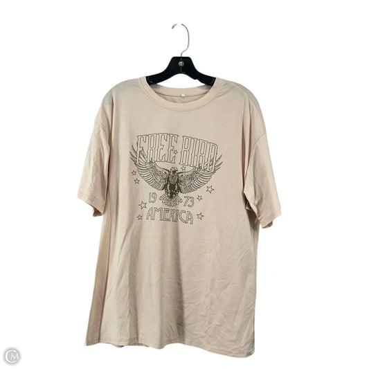 Top Short Sleeve Basic By Maeve In Pink, Size: L