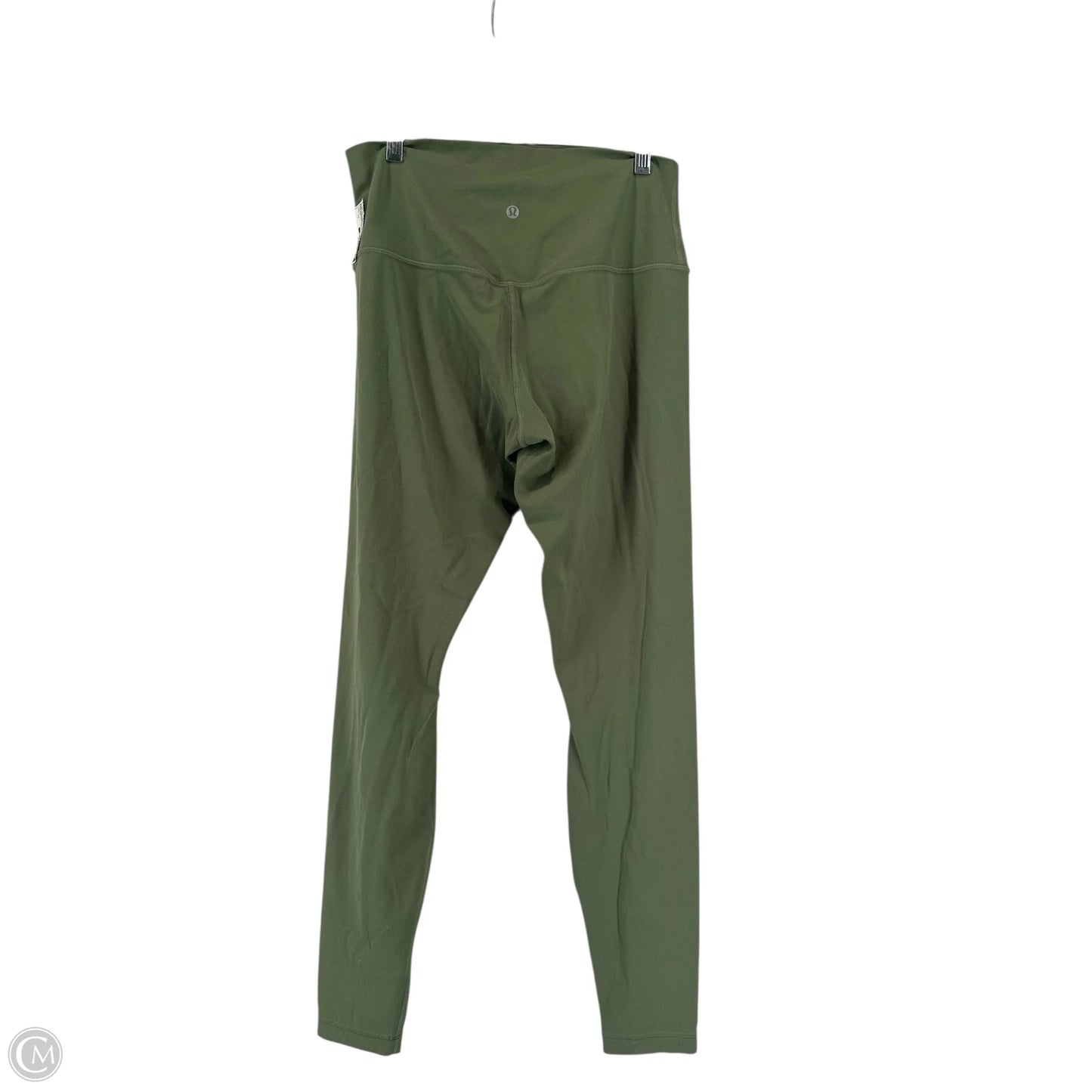 Athletic Leggings By Lululemon In Green, Size: 10
