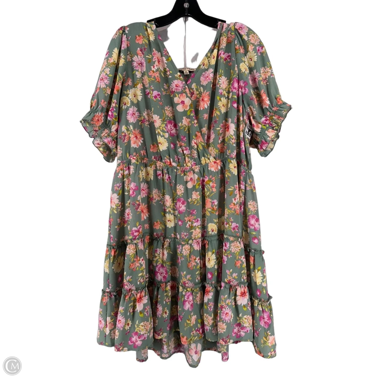 Dress Casual Short By Inspired Hearts In Green, Size: 3x