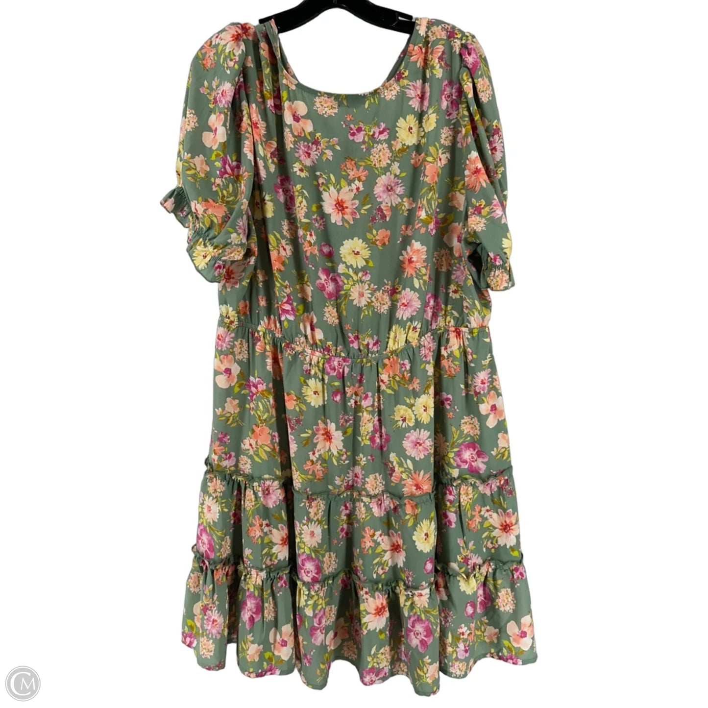 Dress Casual Short By Inspired Hearts In Green, Size: 3x