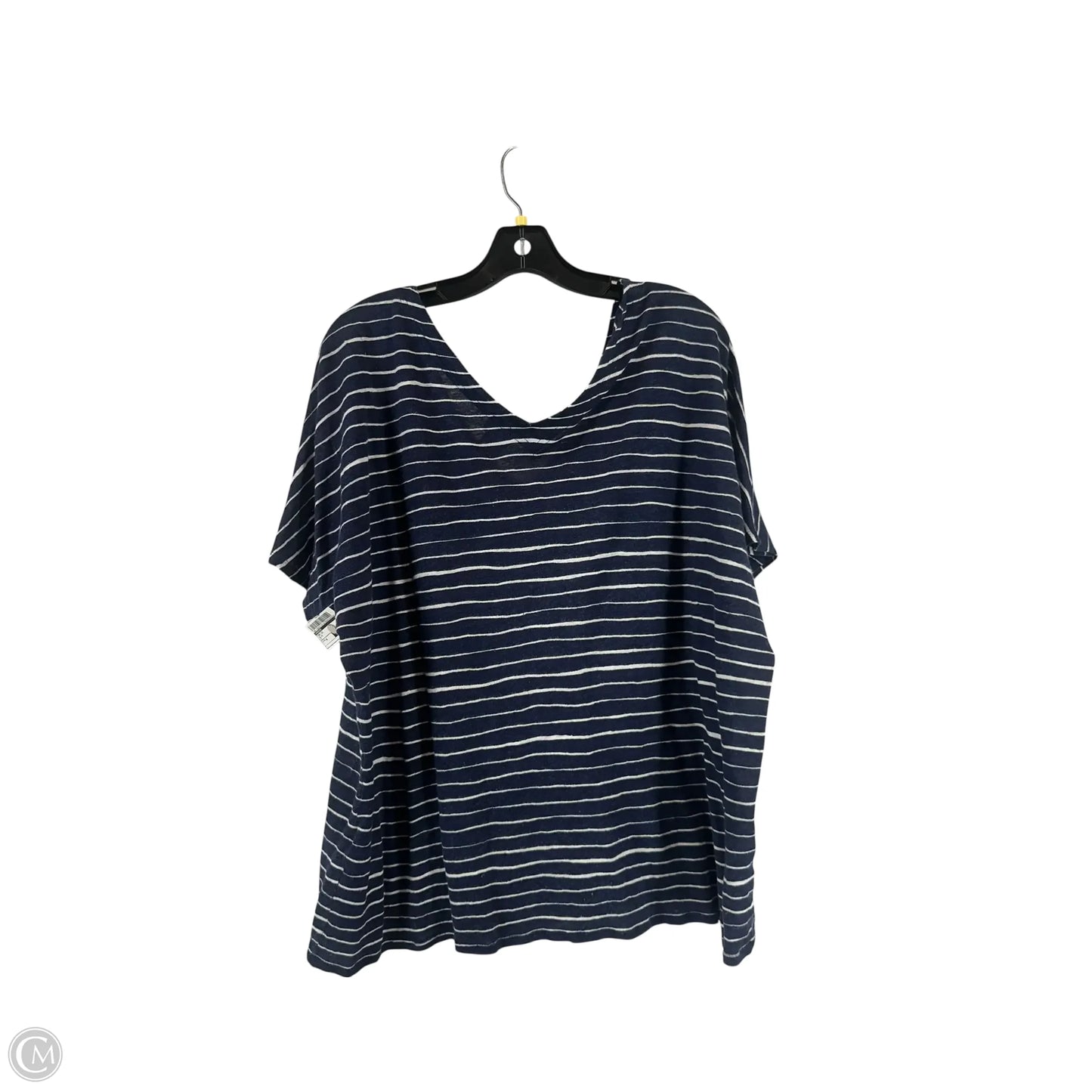 Top Short Sleeve By Chicos In Blue, Size: 4
