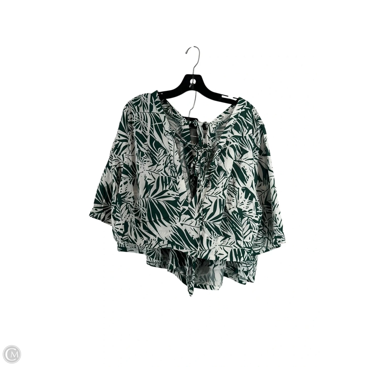 Shorts Set By Shein In Green, Size: 4x