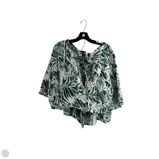 Shorts Set By Shein In Green, Size: 4x