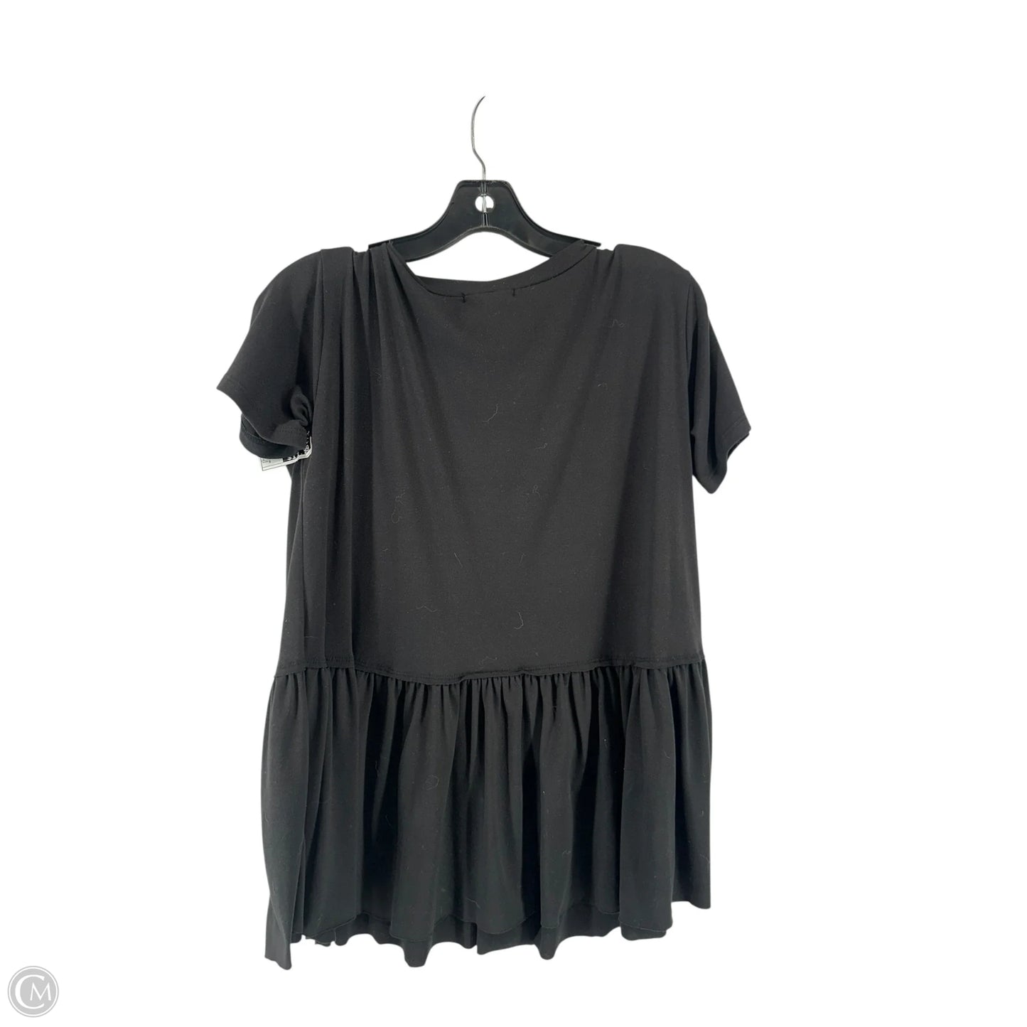 Top Short Sleeve By Entro In Black, Size: S