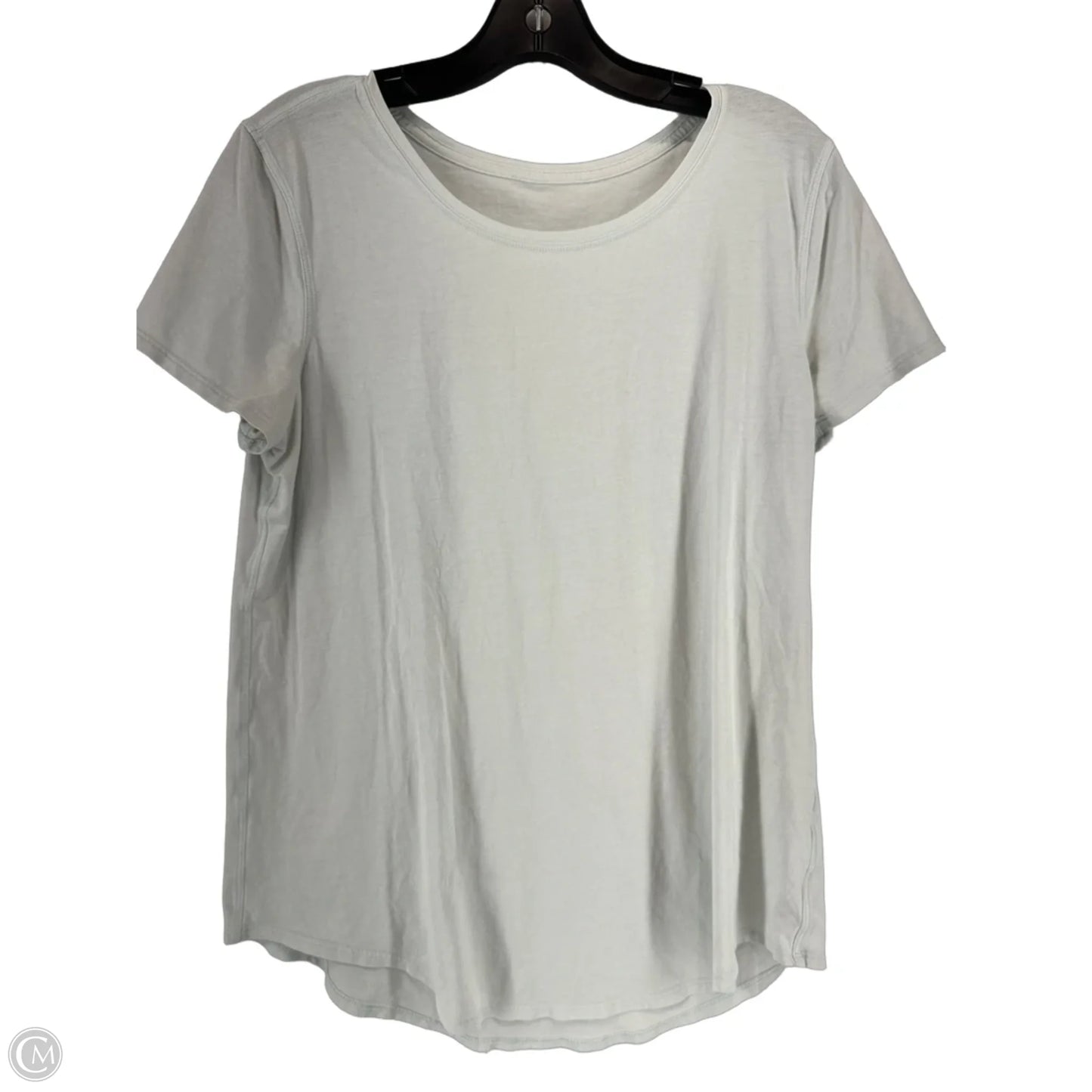 Athletic Top Short Sleeve By Lululemon In Blue, Size: M