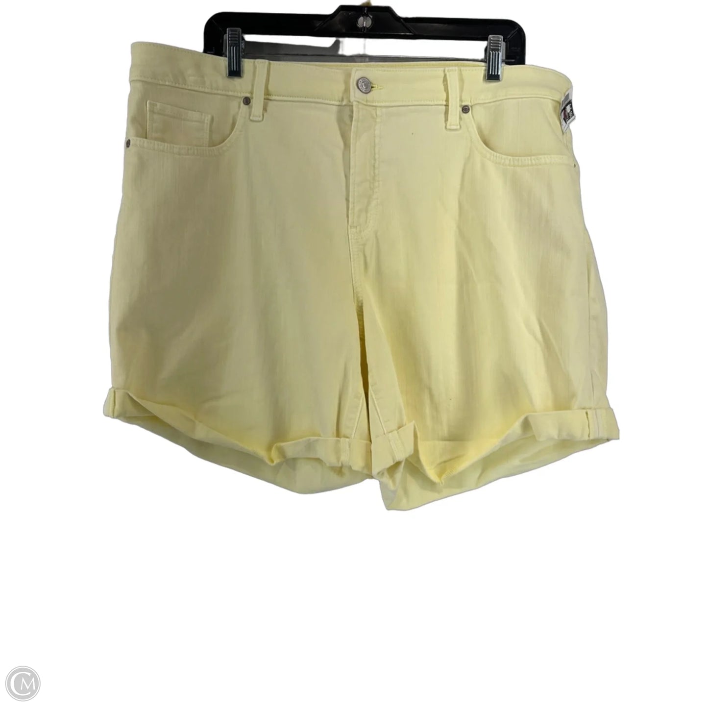 Shorts By Chicos In Yellow, Size: L