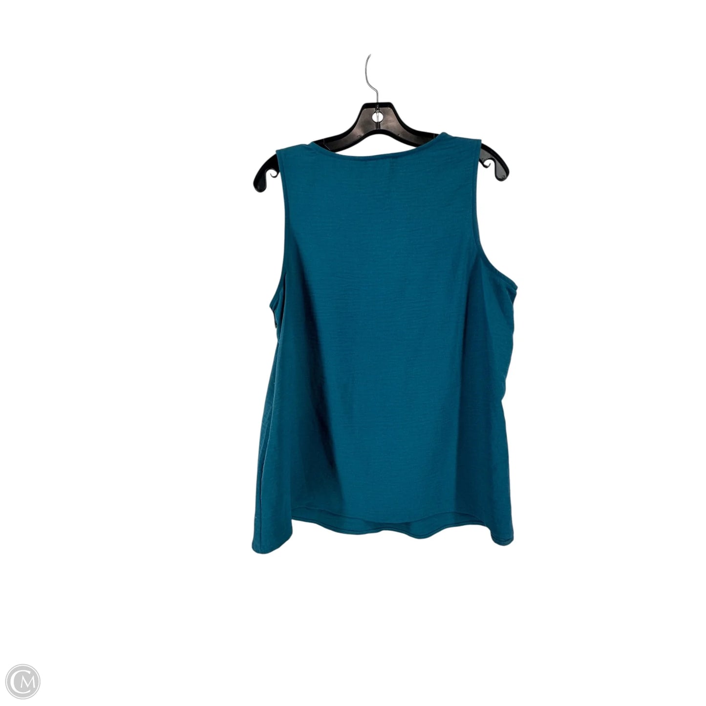 Top Sleeveless By Ee Some In Green, Size: L