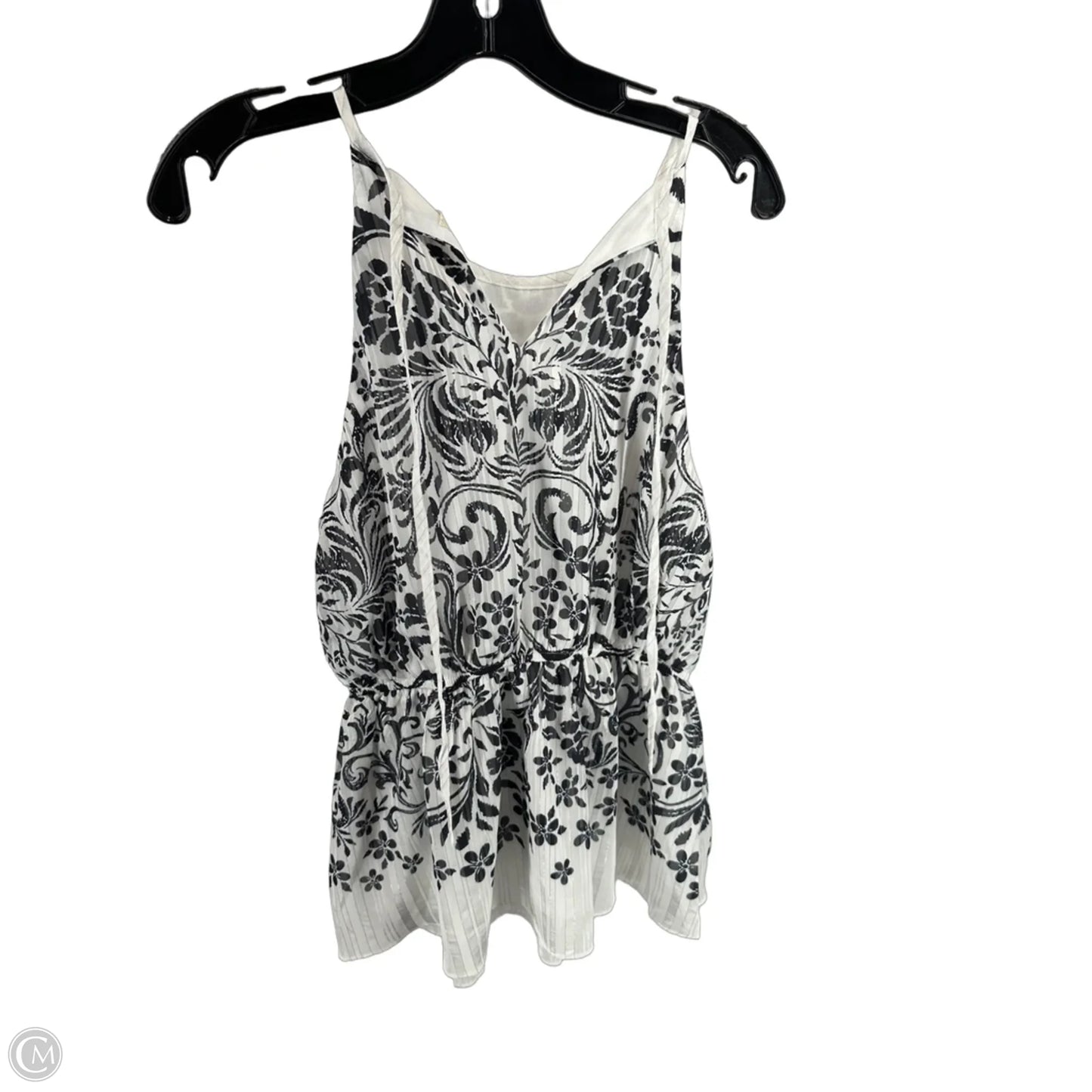 Top Sleeveless By Savanna Jane In Black & Brown, Size: M