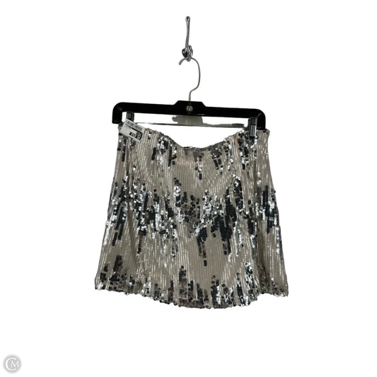 Skirt Midi By Madden Nyc In Silver, Size: S