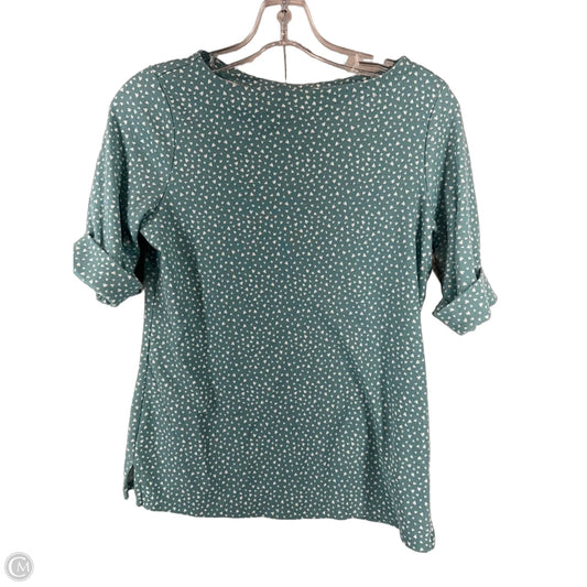 Top Short Sleeve By Style And Company In Teal, Size: S