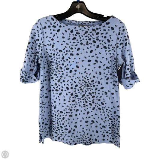 Top Short Sleeve By Style And Company In Blue, Size: M