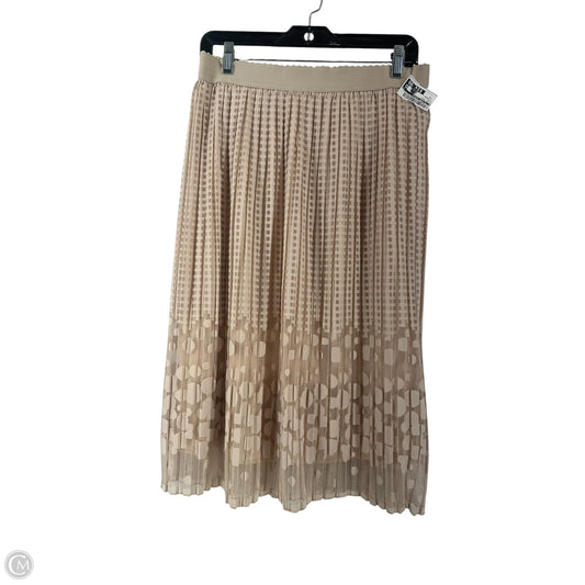 Skirt Maxi By Clothes Mentor In Cream, Size: M