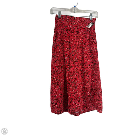 Skirt Maxi By Old Navy In Red, Size: Xs