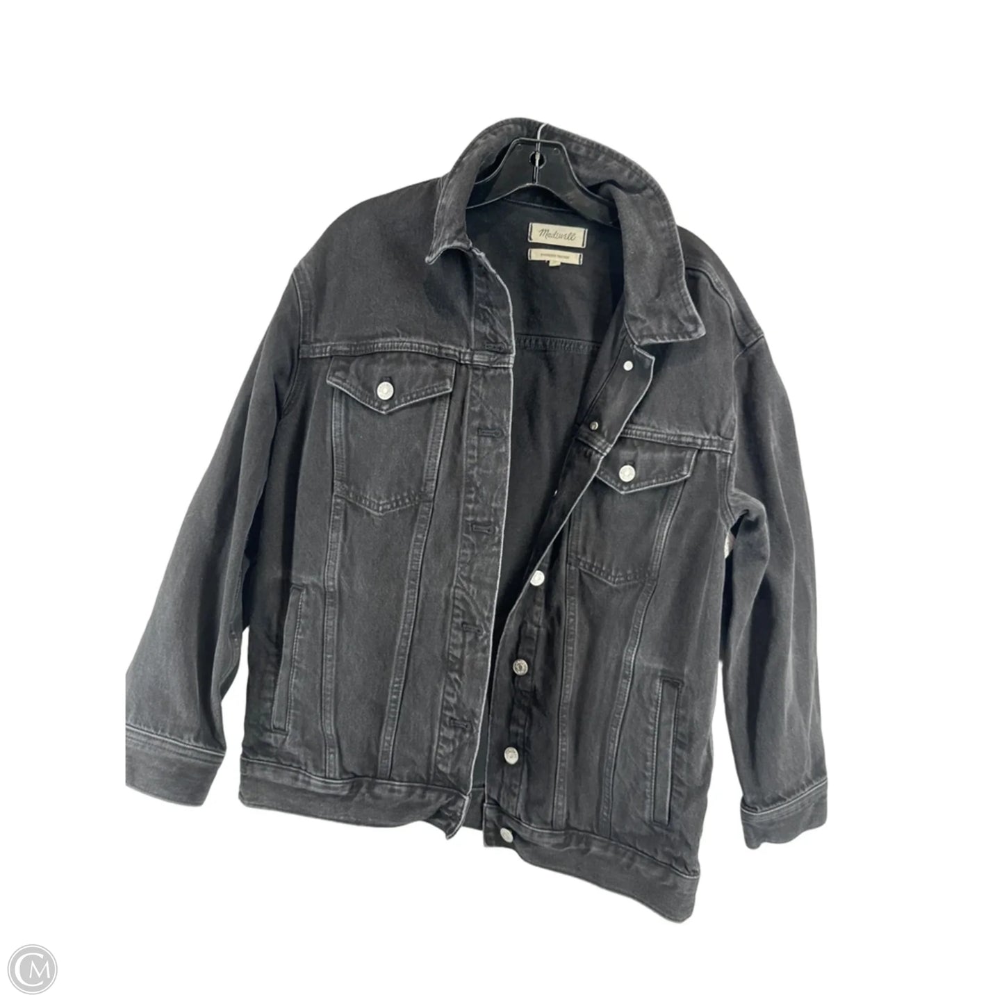 Jacket Denim By Madewell In Black, Size: M