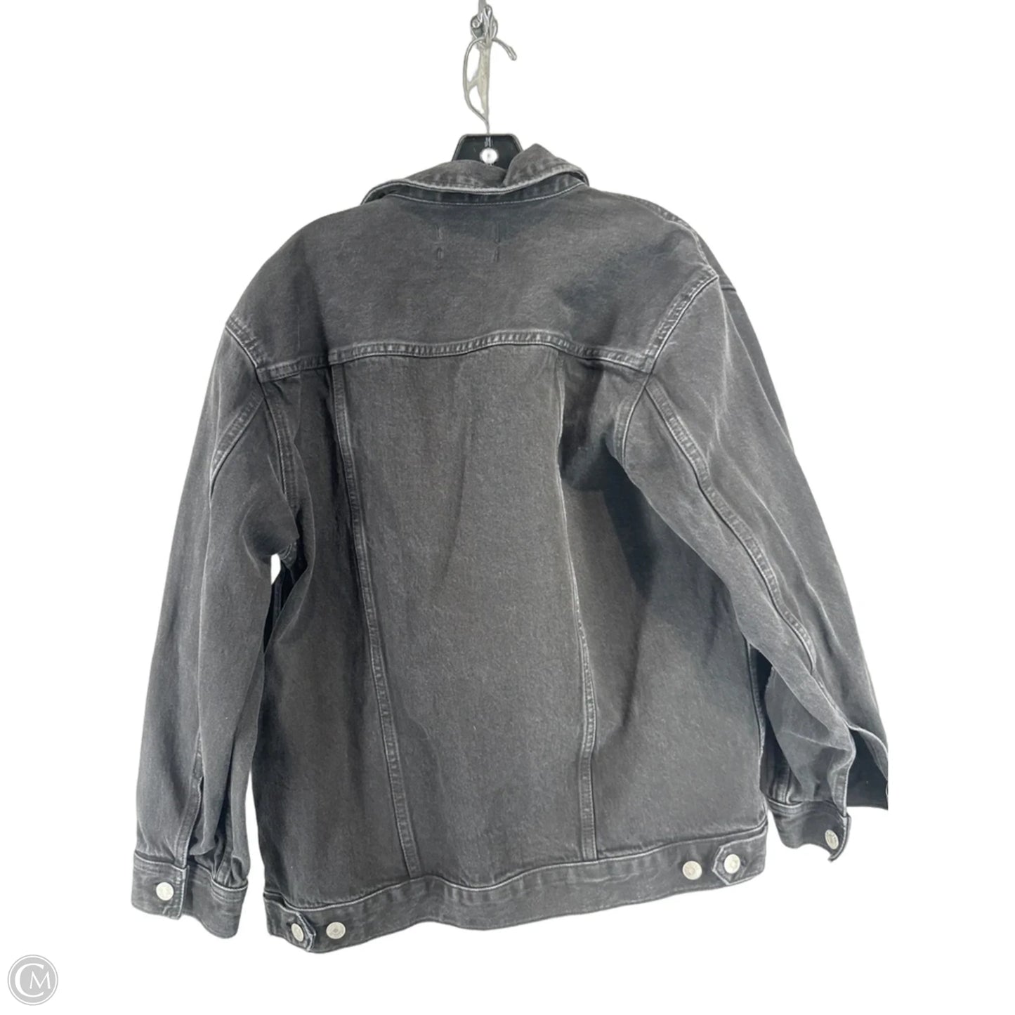 Jacket Denim By Madewell In Black, Size: M