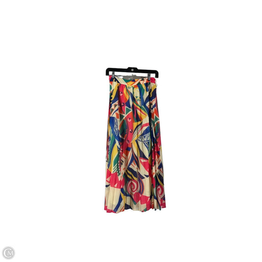 Skirt Maxi By Flying Tomato In Multi-colored, Size: S