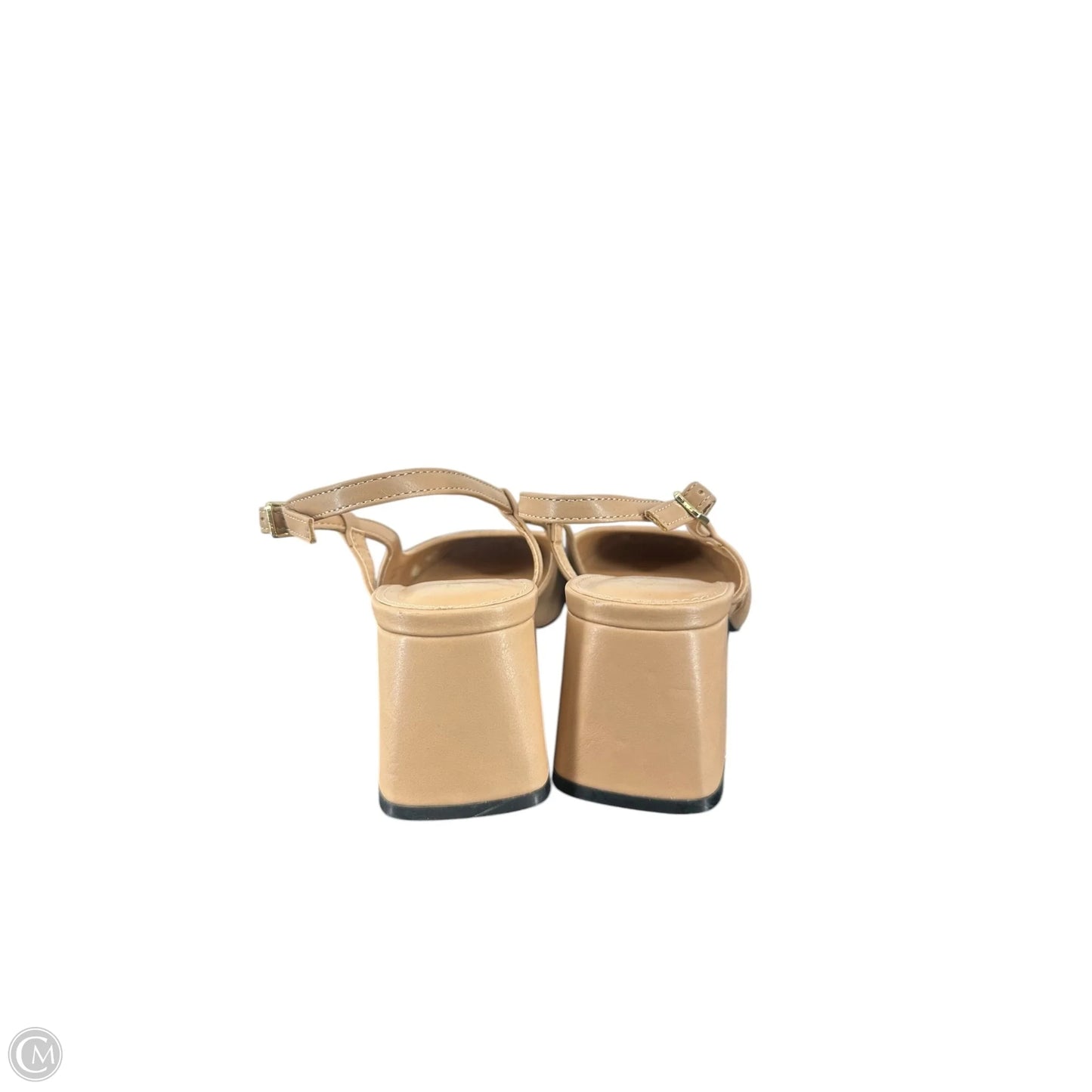 Sandals Heels Block By Madden Girl In Tan, Size: 9.5