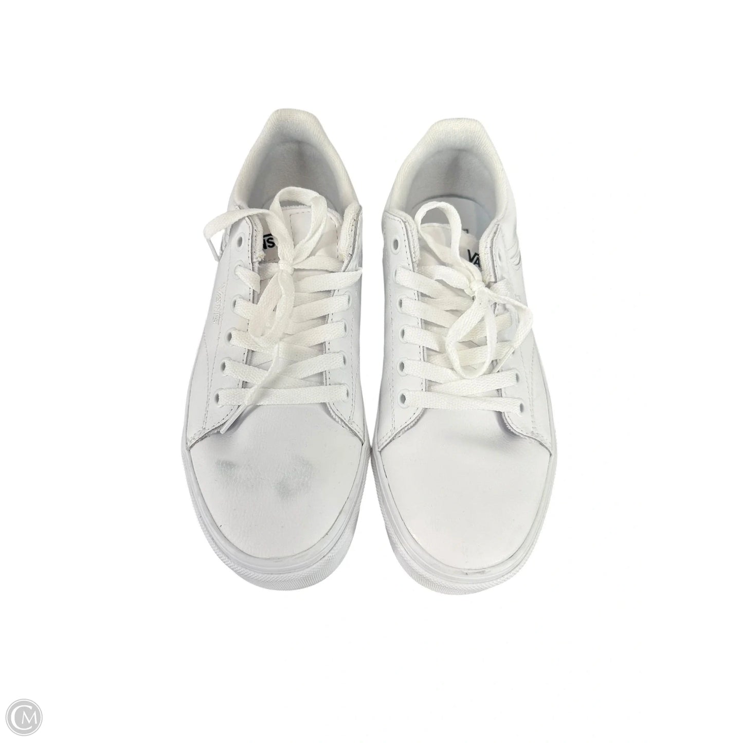 Shoes Sneakers By Vans In White, Size: 8.5