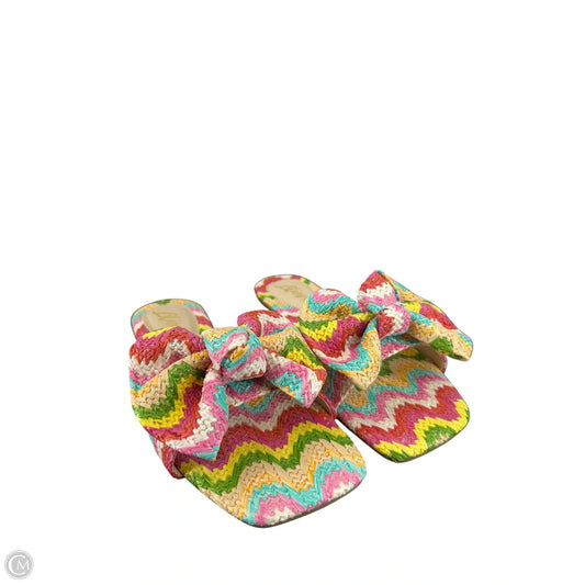 Sandals Flats By Liliana In Multi-colored, Size: 8.5