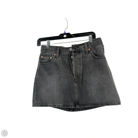 Skirt Midi By Levis In Black, Size: 26