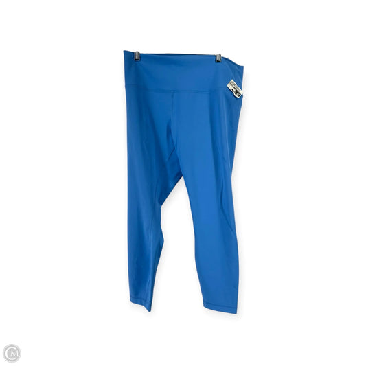 Athletic Leggings By Lululemon In Blue, Size: 16