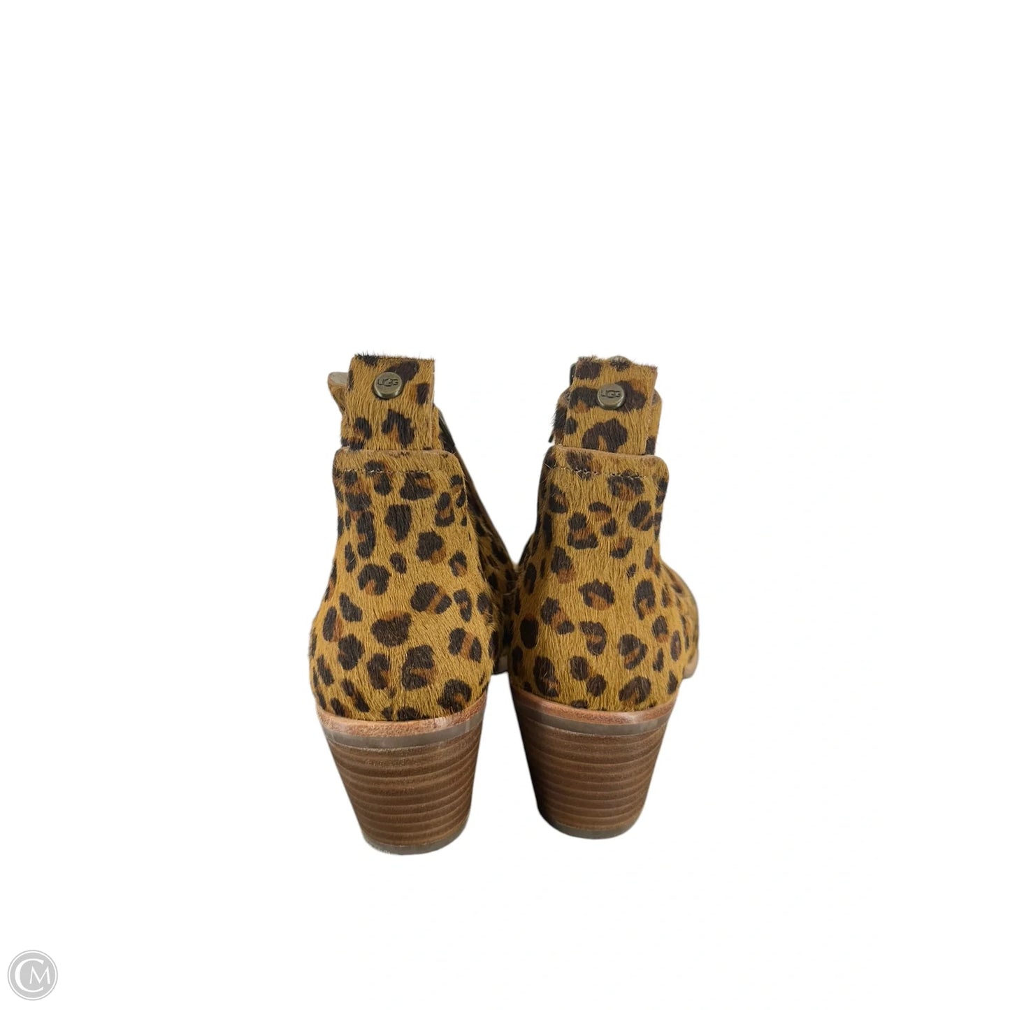 Boots Designer By Ugg In Animal Print, Size: 7