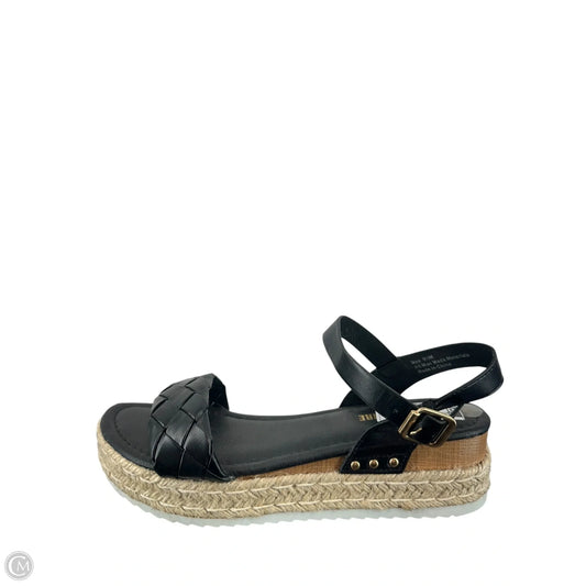 Sandals Heels Platform By Cushionaire In Black, Size: 9.5