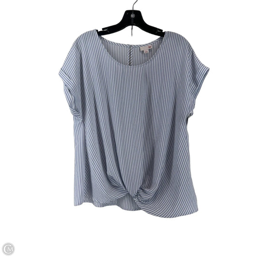 Top Short Sleeve By So In Striped Pattern, Size: L