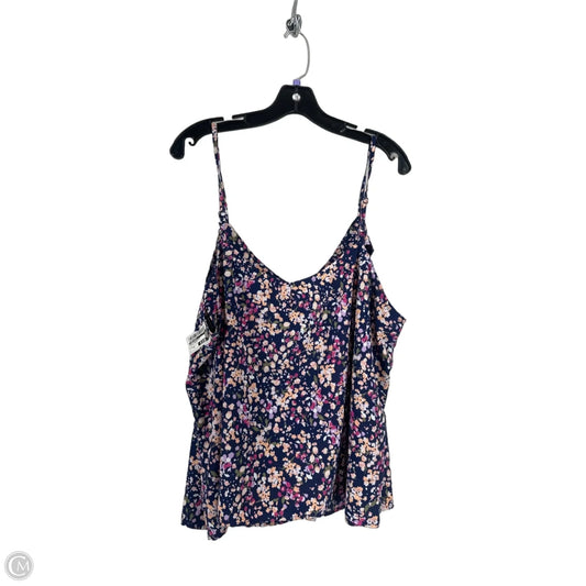 Top Sleeveless By Sanctuary In Floral Print, Size: 2x