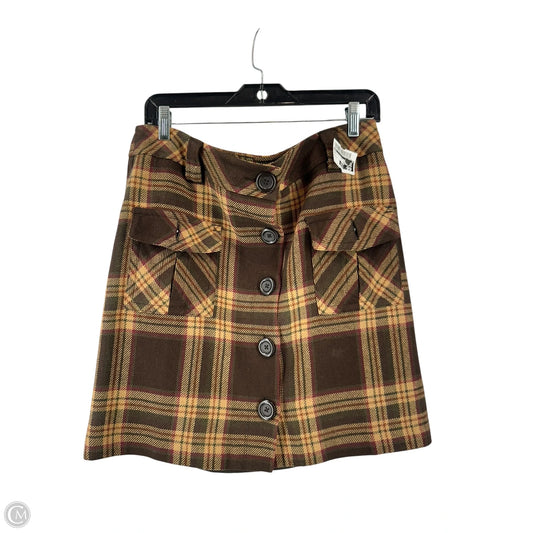 Skirt Mini & Short By Loft In Brown, Size: 8
