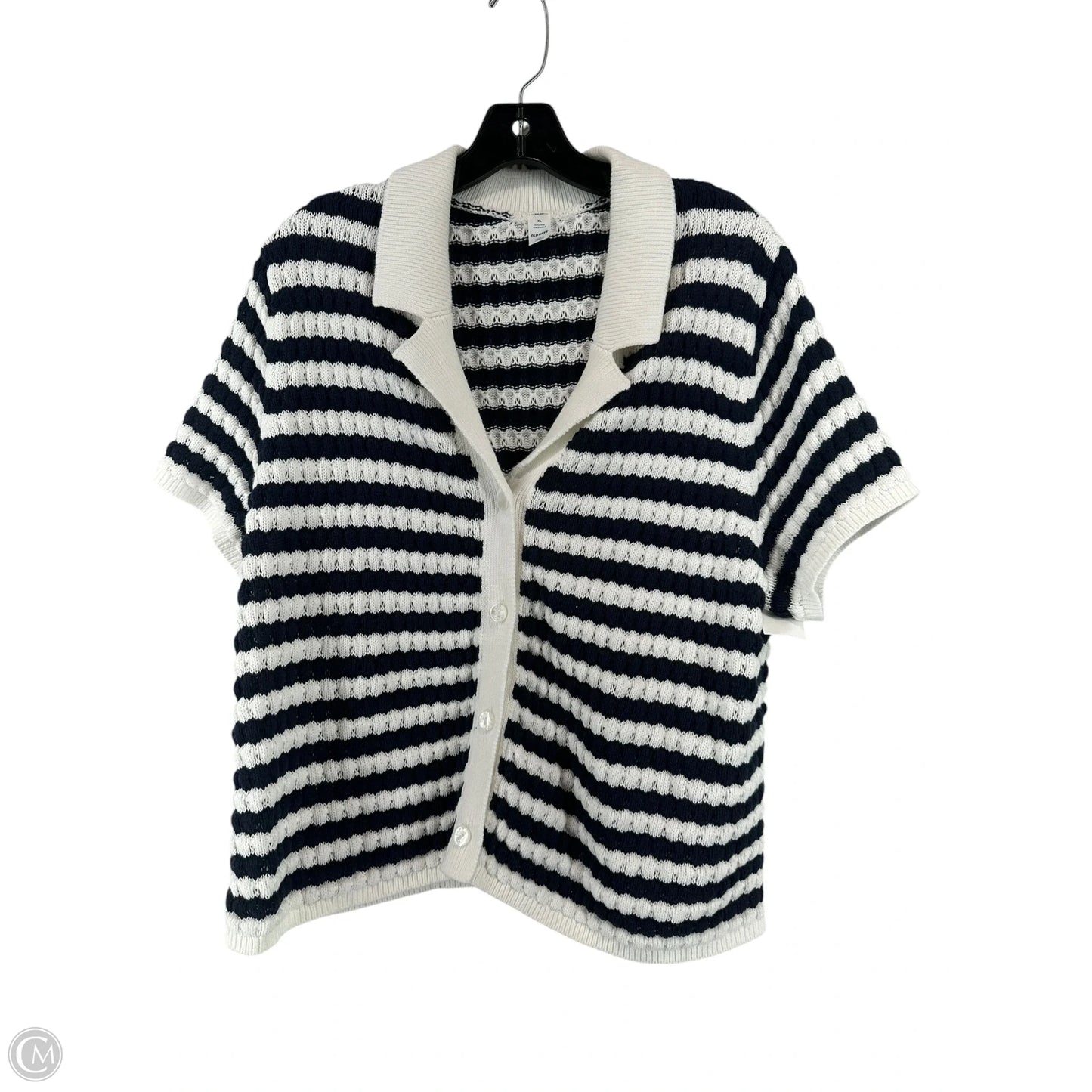 Cardigan By Old Navy In Blue & White, Size: Xl