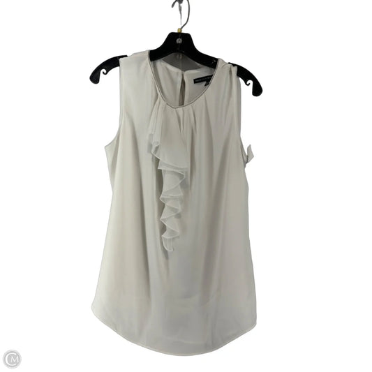 Top Sleeveless By White House Black Market In White, Size: 12