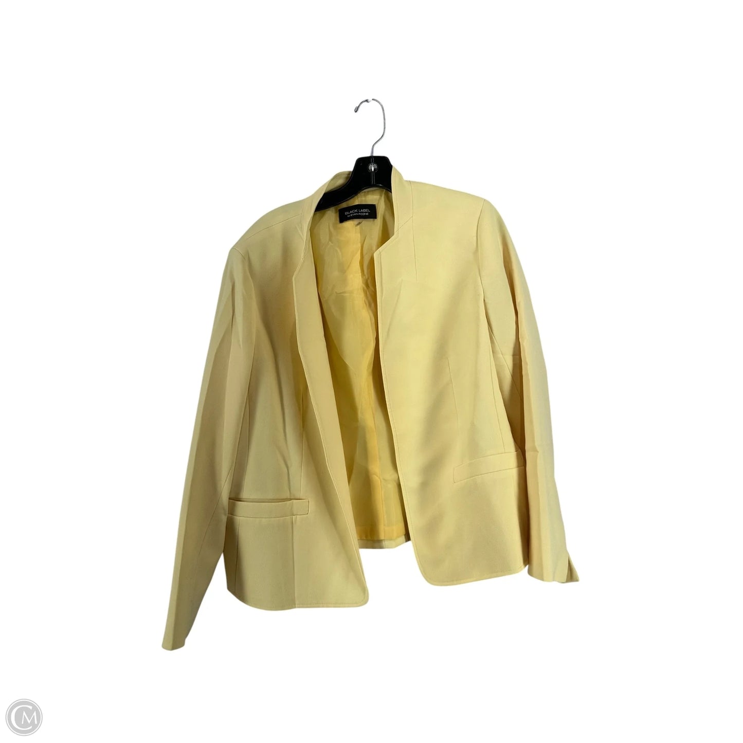 Blazer By Black Label In Yellow, Size: 16