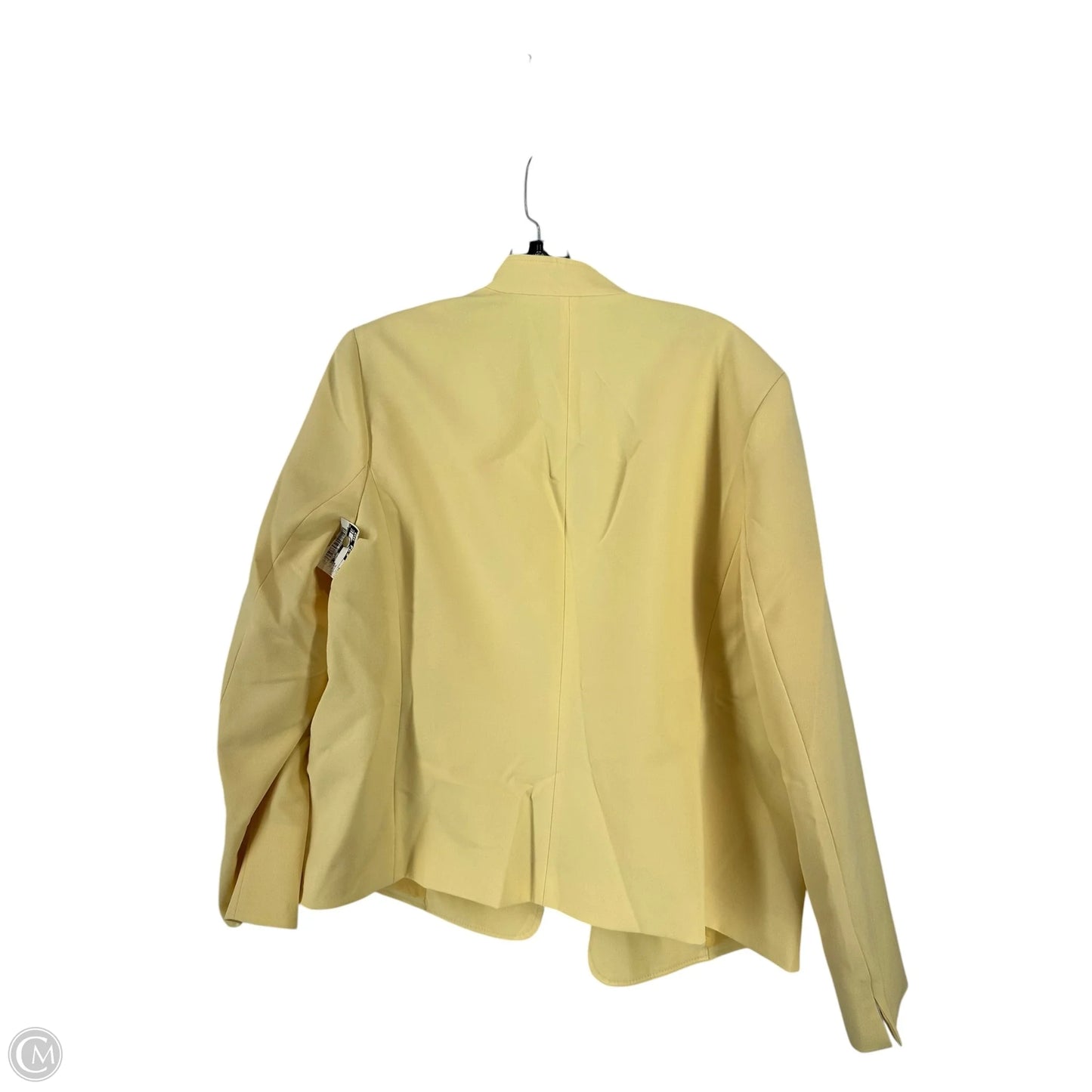 Blazer By Black Label In Yellow, Size: 16