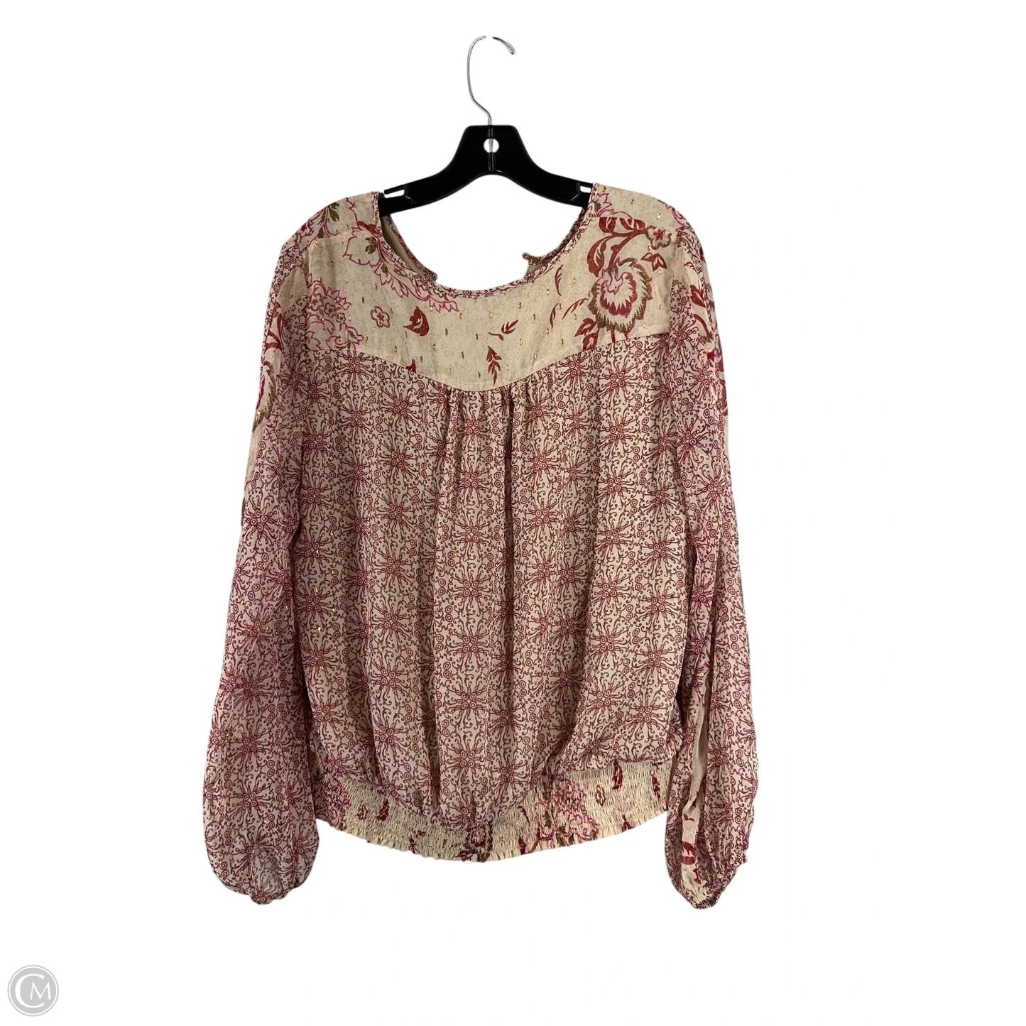 Top Long Sleeve By Clothes Mentor In Floral Print, Size: Xl