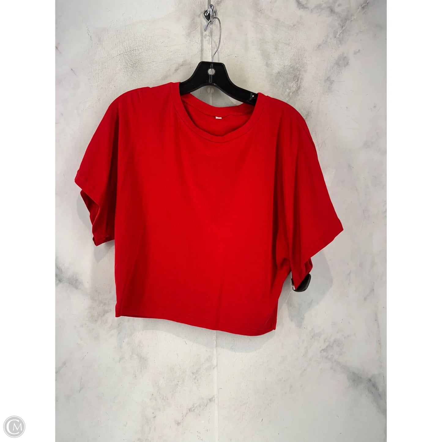 Top Short Sleeve Basic By Clothes Mentor In Red, Size: L
