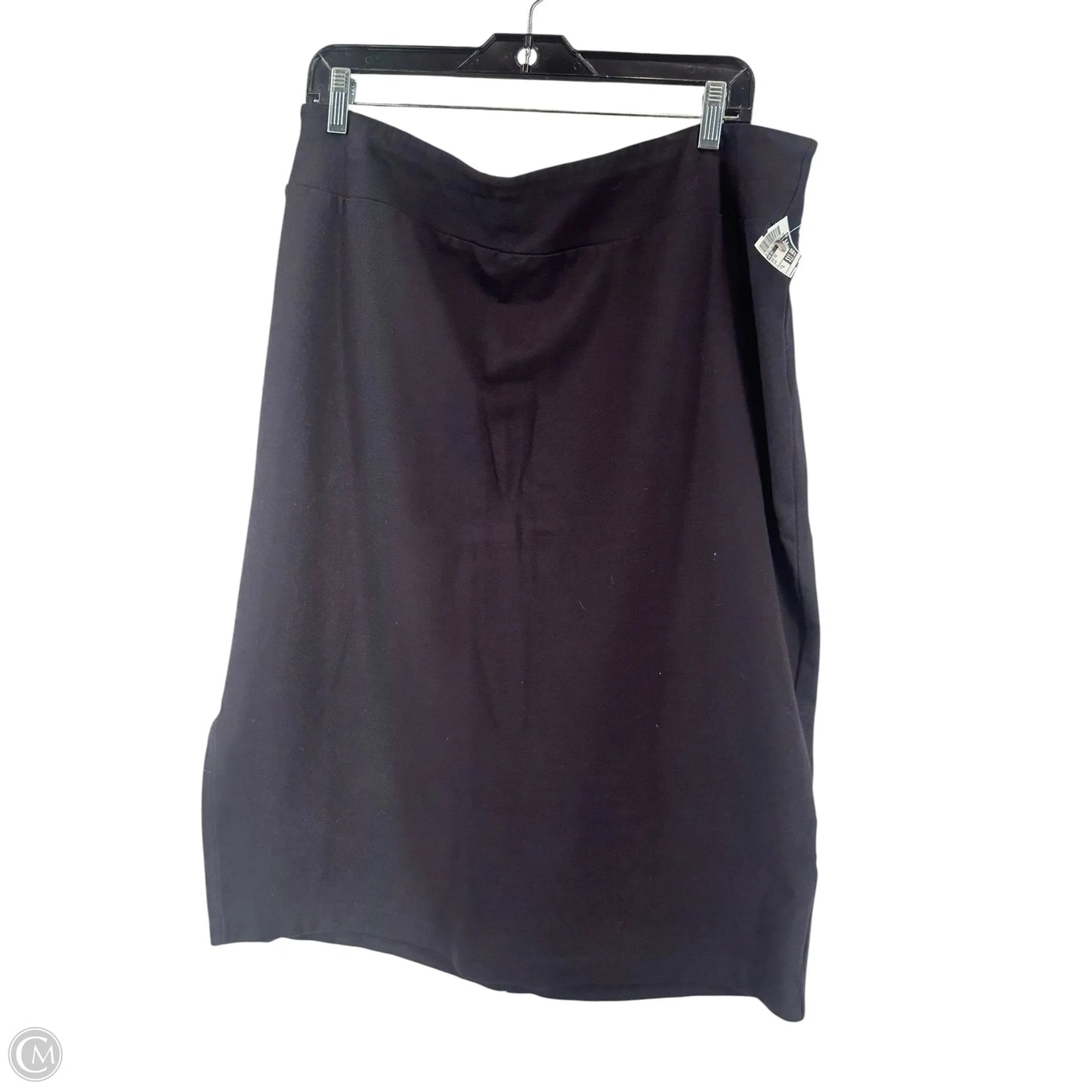 Skirt Midi By Nine West In Black, Size: Xl