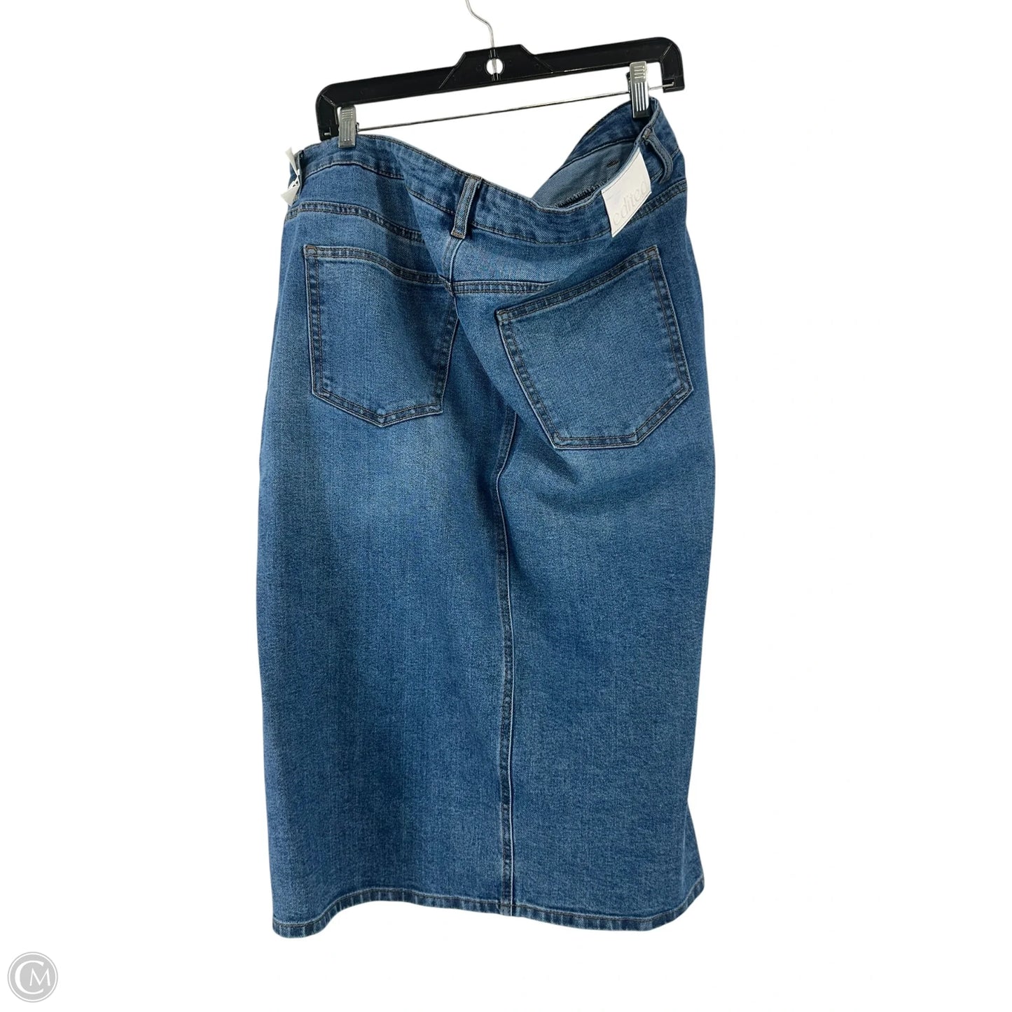 Skirt Midi By Clothes Mentor In Blue, Size: 16