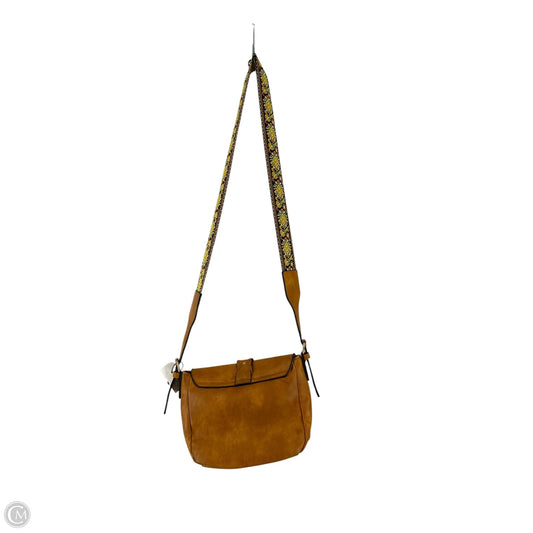 Crossbody Leather By Clothes Mentor, Size: Medium