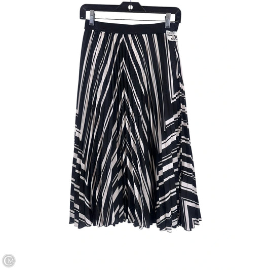 Skirt Midi By H&m In Black & White, Size: 6
