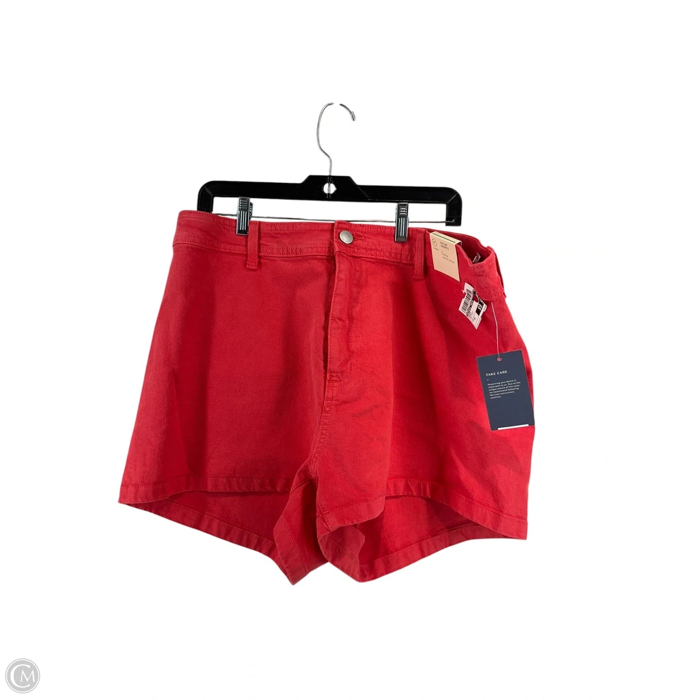 Shorts By Universal Thread In Red Denim, Size: 18