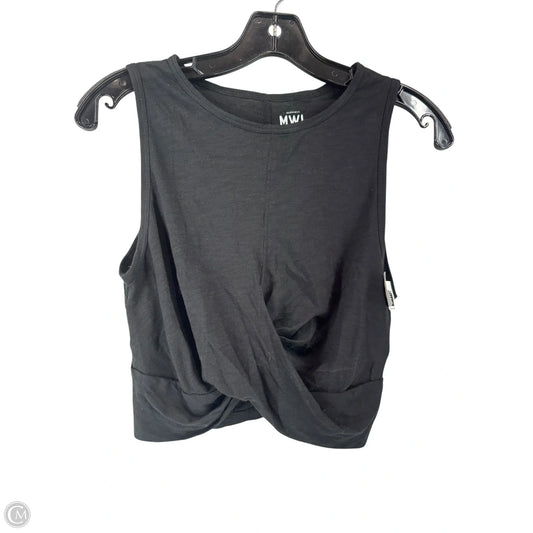 Top Sleeveless By Madewell In Black, Size: M