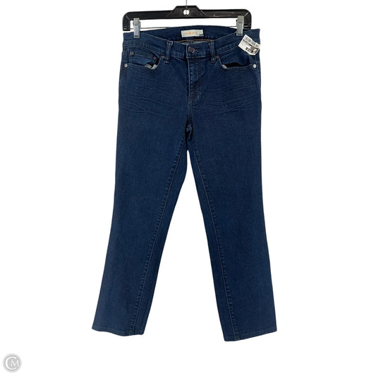 Jeans Designer By Tory Burch In Blue Denim, Size: 8