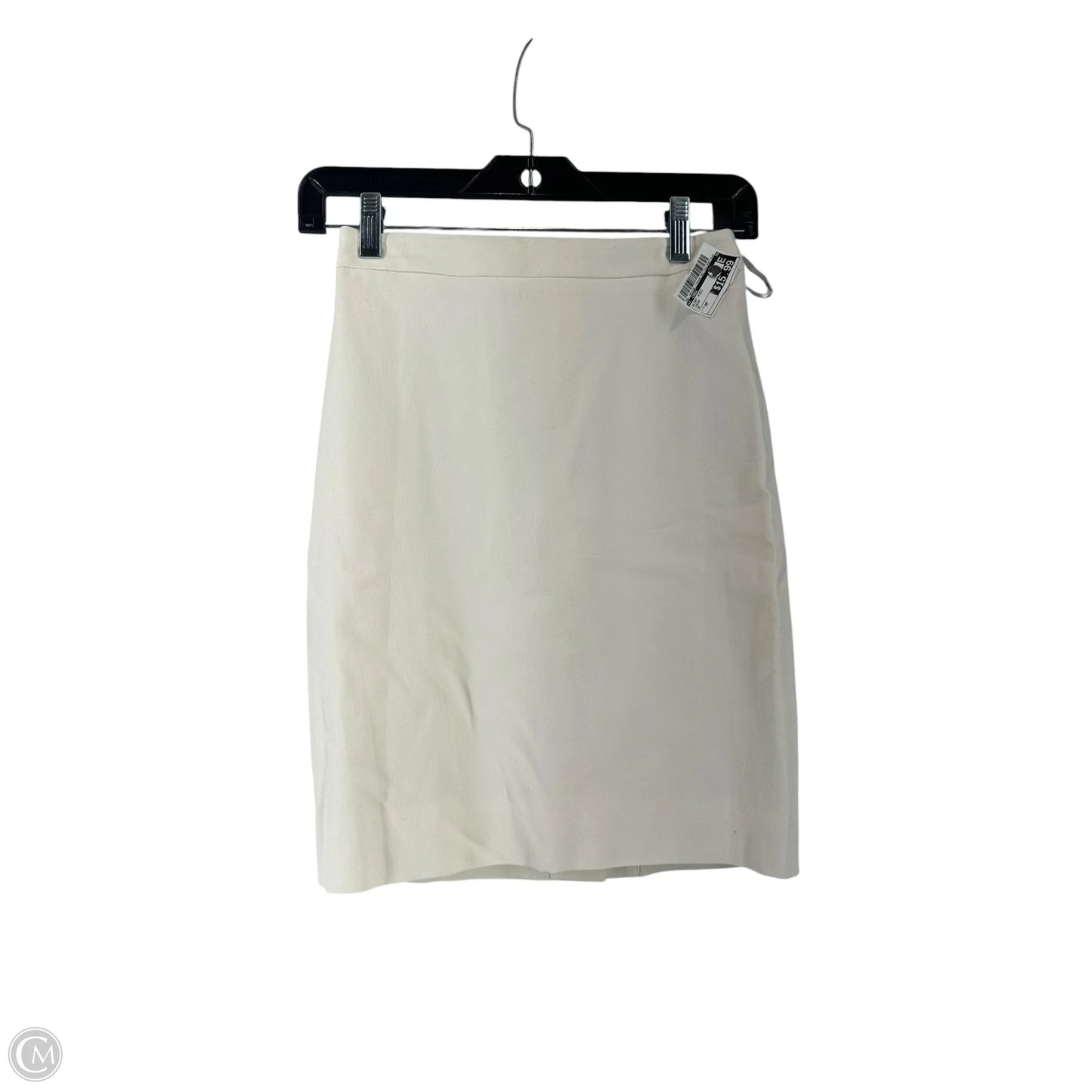 Skirt Midi By J. Crew In Cream, Size: 0p